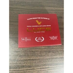 LUCE Facial Cleanser & Anti Aging Device Sonic Vibrations Waterproof